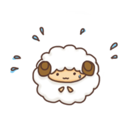 Fluffy"HITSUJIDAMA"2 sticker #9699516