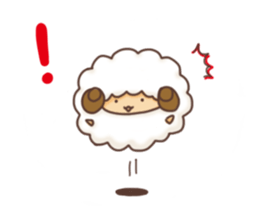 Fluffy"HITSUJIDAMA"2 sticker #9699517