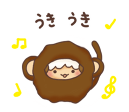 Fluffy"HITSUJIDAMA"2 sticker #9699520