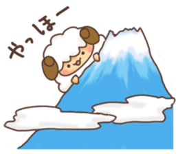 Fluffy"HITSUJIDAMA"2 sticker #9699525