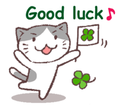 Cats & Clover 2(English) sticker #9699691