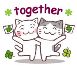 Cats & Clover 2(English) sticker #9699692