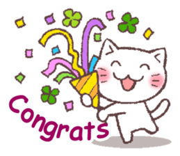 Cats & Clover 2(English) sticker #9699706