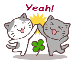 Cats & Clover 2(English) sticker #9699715