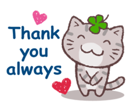 Cats & Clover 2(English) sticker #9699720