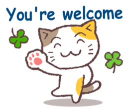 Cats & Clover 2(English) sticker #9699722