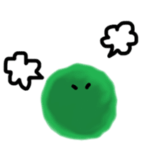 Spherical moss sticker sticker #9700295