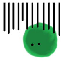 Spherical moss sticker sticker #9700304