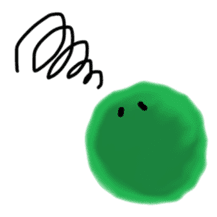 Spherical moss sticker sticker #9700306