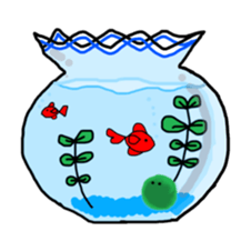 Spherical moss sticker sticker #9700327