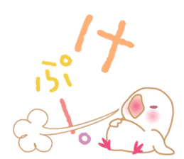 Pui-chan(a little white bird) sticker #9700495