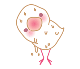 Pui-chan(a little white bird) sticker #9700520
