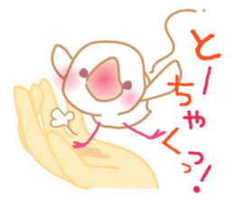 Pui-chan(a little white bird) sticker #9700527