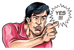 Thai Comics 1 baht(English Ver.) sticker #9700701