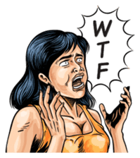 Thai Comics 1 baht(English Ver.) sticker #9700703