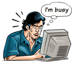 Thai Comics 1 baht(English Ver.) sticker #9700708