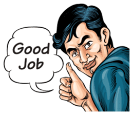 Thai Comics 1 baht(English Ver.) sticker #9700713