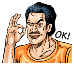 Thai Comics 1 baht(English Ver.) sticker #9700714