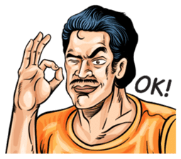 Thai Comics 1 baht(English Ver.) sticker #9700714