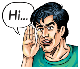 Thai Comics 1 baht(English Ver.) sticker #9700715