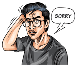 Thai Comics 1 baht(English Ver.) sticker #9700721