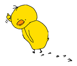 cheep('8')chick sticker #9701212