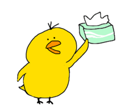 cheep('8')chick sticker #9701213