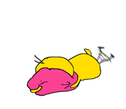 cheep('8')chick sticker #9701222