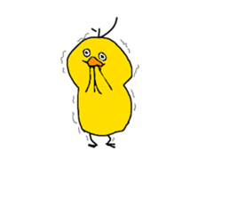 cheep('8')chick sticker #9701246
