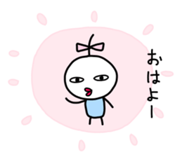 Small ribbon-chan sticker #9701528