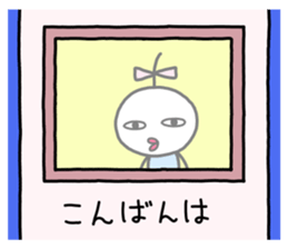 Small ribbon-chan sticker #9701530