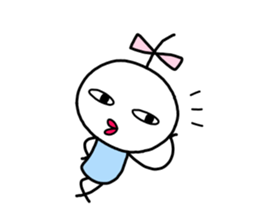 Small ribbon-chan sticker #9701535
