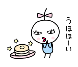 Small ribbon-chan sticker #9701541