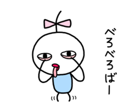 Small ribbon-chan sticker #9701548