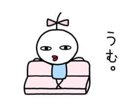 Small ribbon-chan sticker #9701555