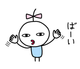 Small ribbon-chan sticker #9701567