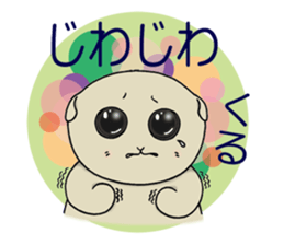 Lop-eared cat,SCO.in winter. sticker #9701864