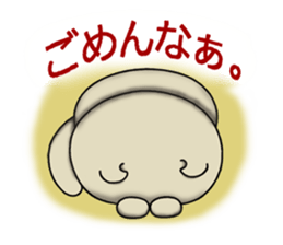 Lop-eared cat,SCO.in winter. sticker #9701884