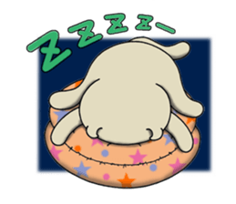 Lop-eared cat,SCO.in winter. sticker #9701887