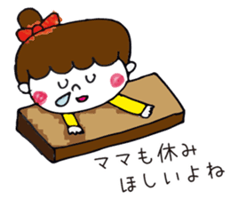 Sticker of the work hard mom sticker #9702289