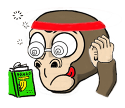 the child monkey sticker #9702500