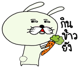 rabbit irritatingly sticker #9702571