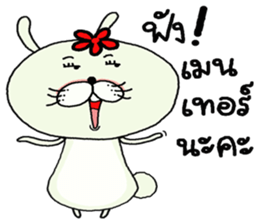 rabbit irritatingly sticker #9702572