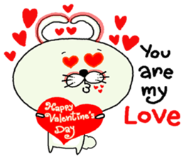 rabbit irritatingly sticker #9702576