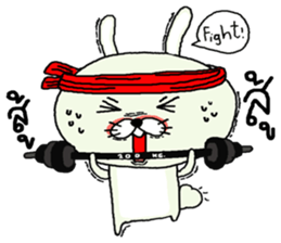 rabbit irritatingly sticker #9702589