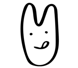 Rabbit mock mock sticker #9702656