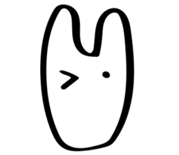 Rabbit mock mock sticker #9702657