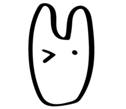 Rabbit mock mock sticker #9702657