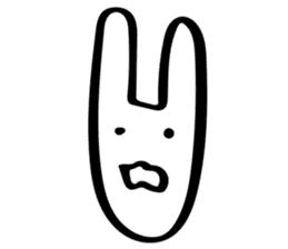 Rabbit mock mock sticker #9702658