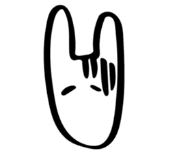 Rabbit mock mock sticker #9702661